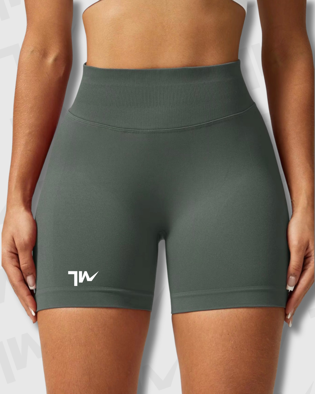 Short Yoga Seamless Lumora | Control de Abdomen y Efecto Scrunch