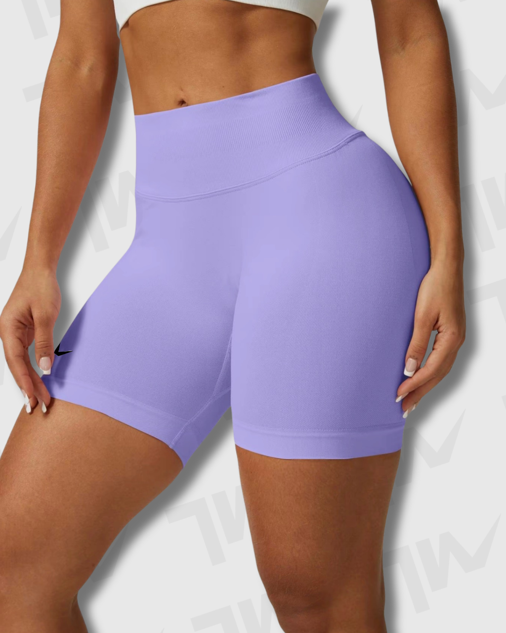 Short Yoga Seamless Lumora | Control de Abdomen y Efecto Scrunch
