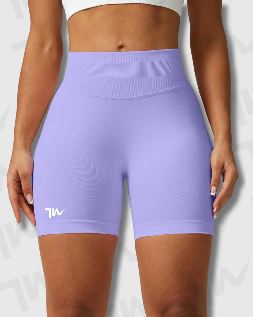 Short Yoga Seamless Lumora | Control de Abdomen y Efecto Scrunch