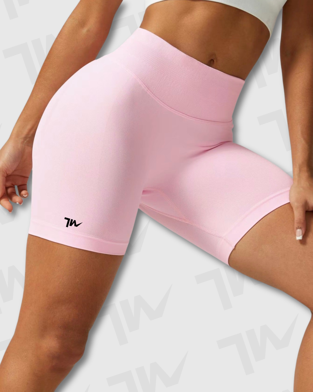 Short Yoga Seamless Lumora | Control de Abdomen y Efecto Scrunch