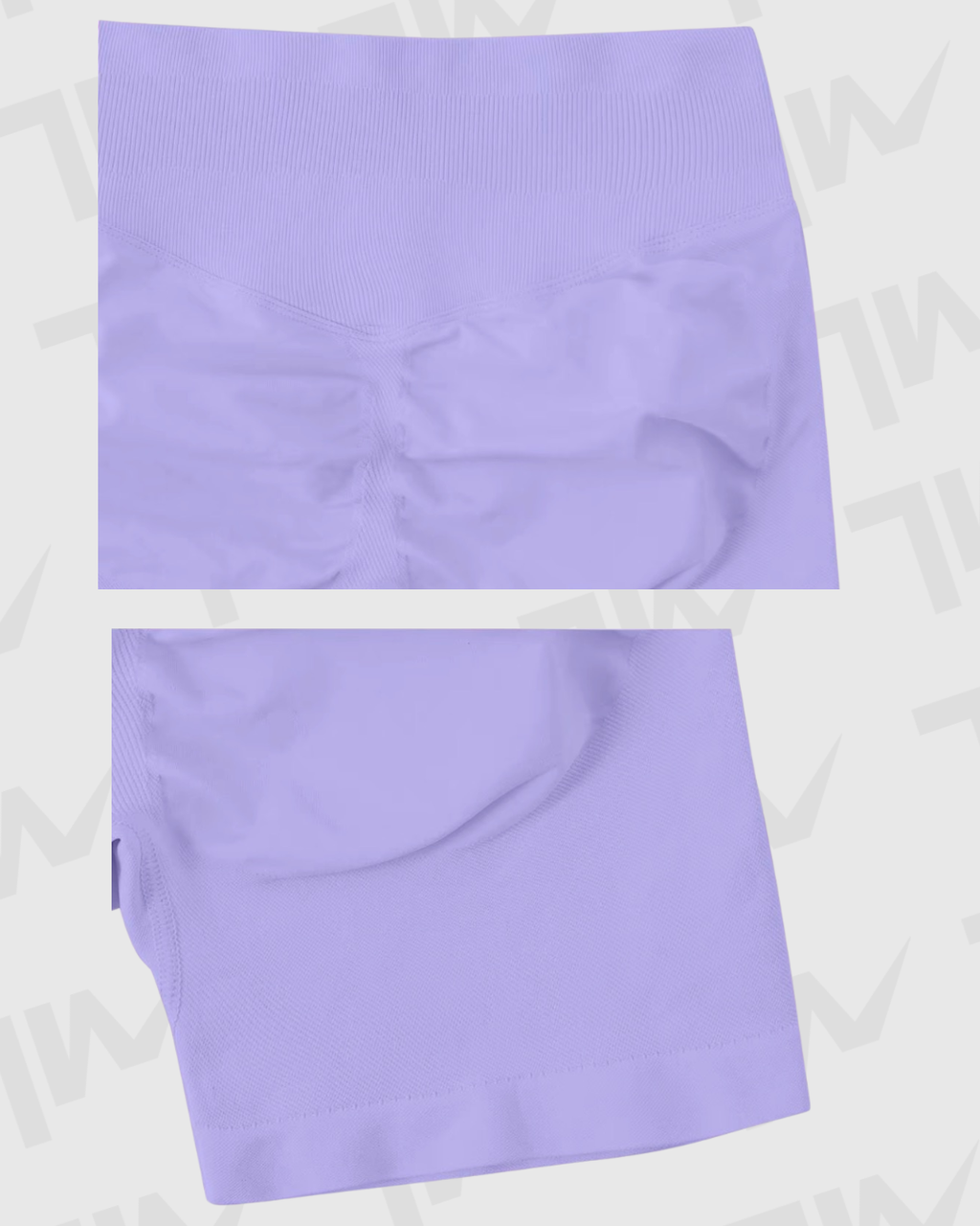 Short Yoga Seamless Lumora | Control de Abdomen y Efecto Scrunch