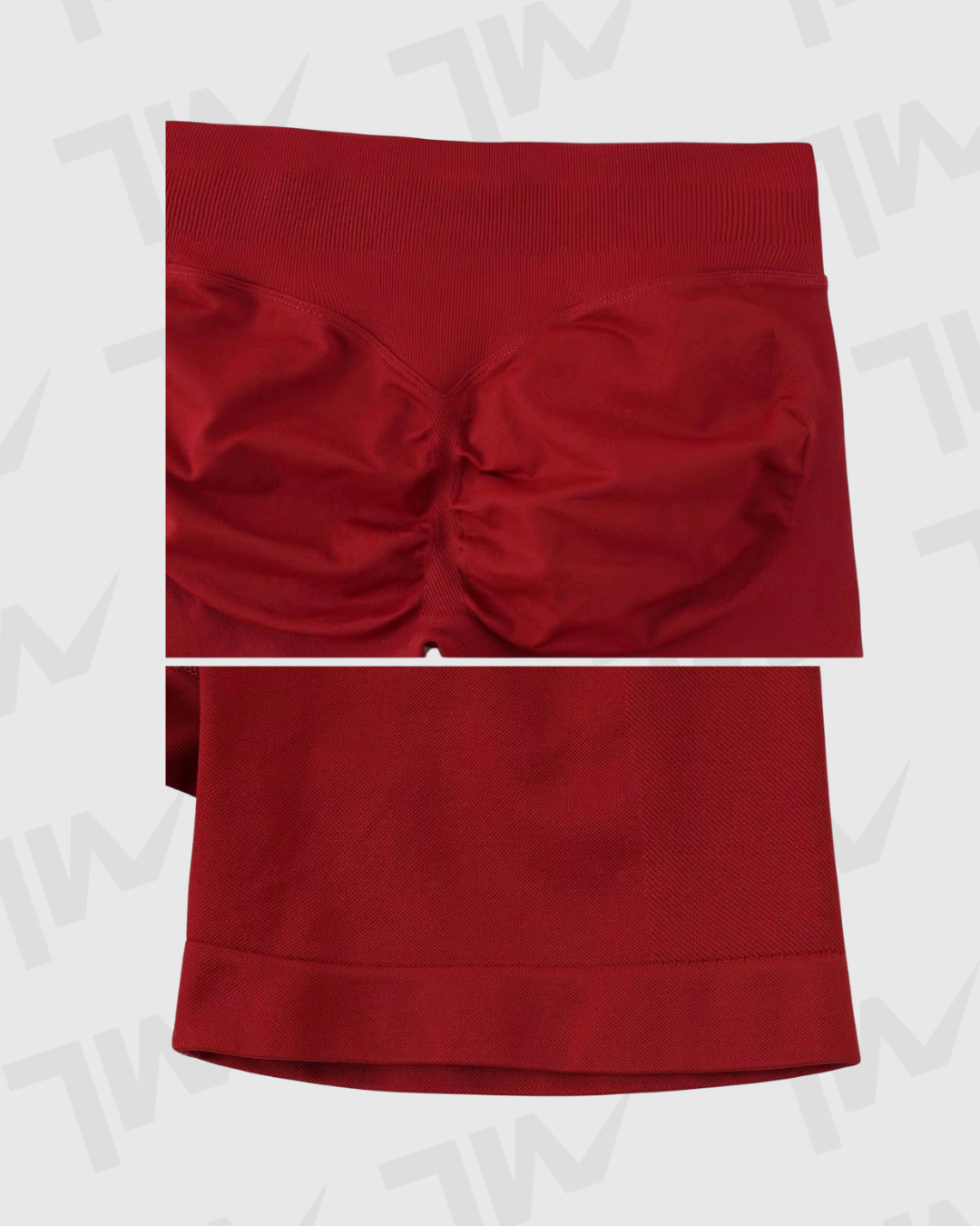 Short Yoga Seamless Lumora | Control de Abdomen y Efecto Scrunch