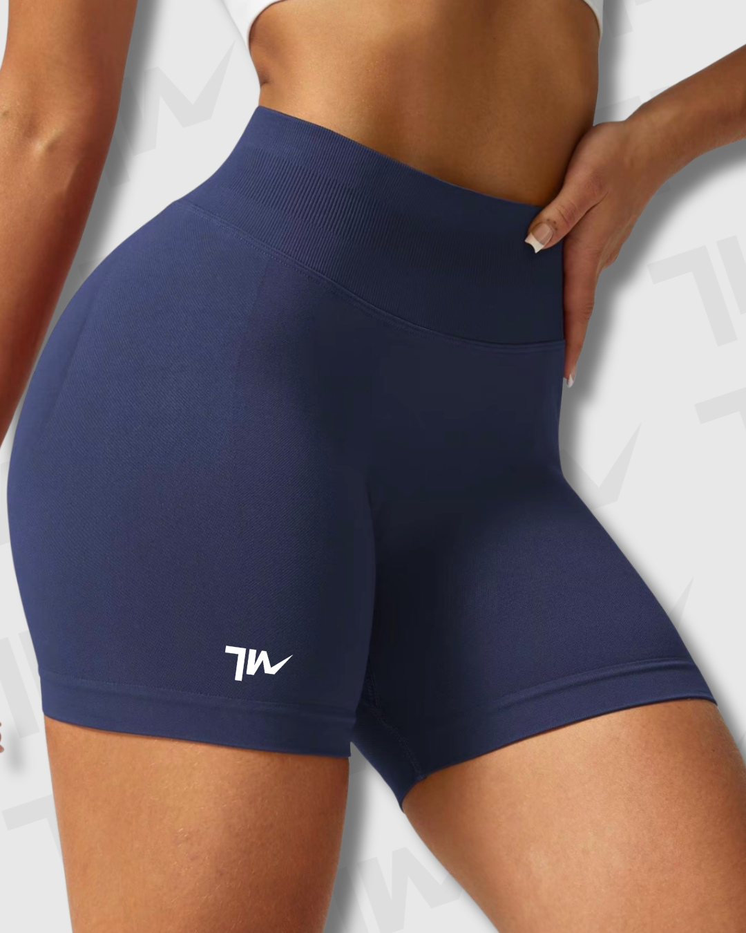 Short Yoga Seamless Lumora | Control de Abdomen y Efecto Scrunch