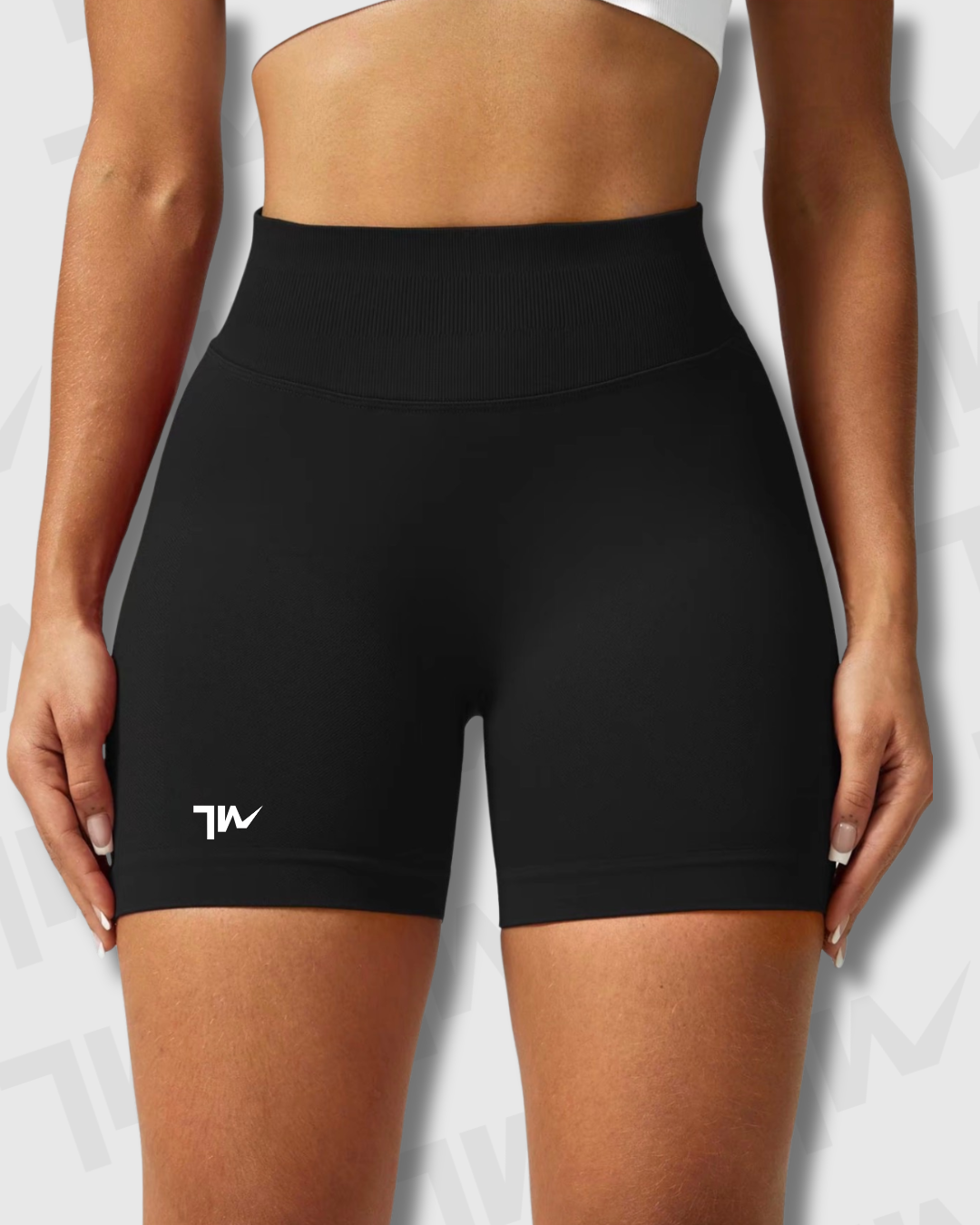 Short Yoga Seamless Lumora | Control de Abdomen y Efecto Scrunch