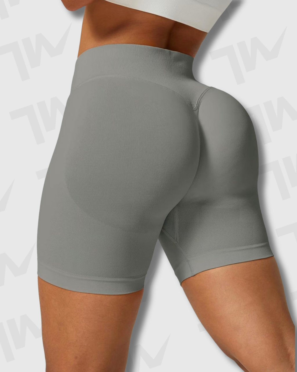 Short Yoga Seamless Lumora | Control de Abdomen y Efecto Scrunch