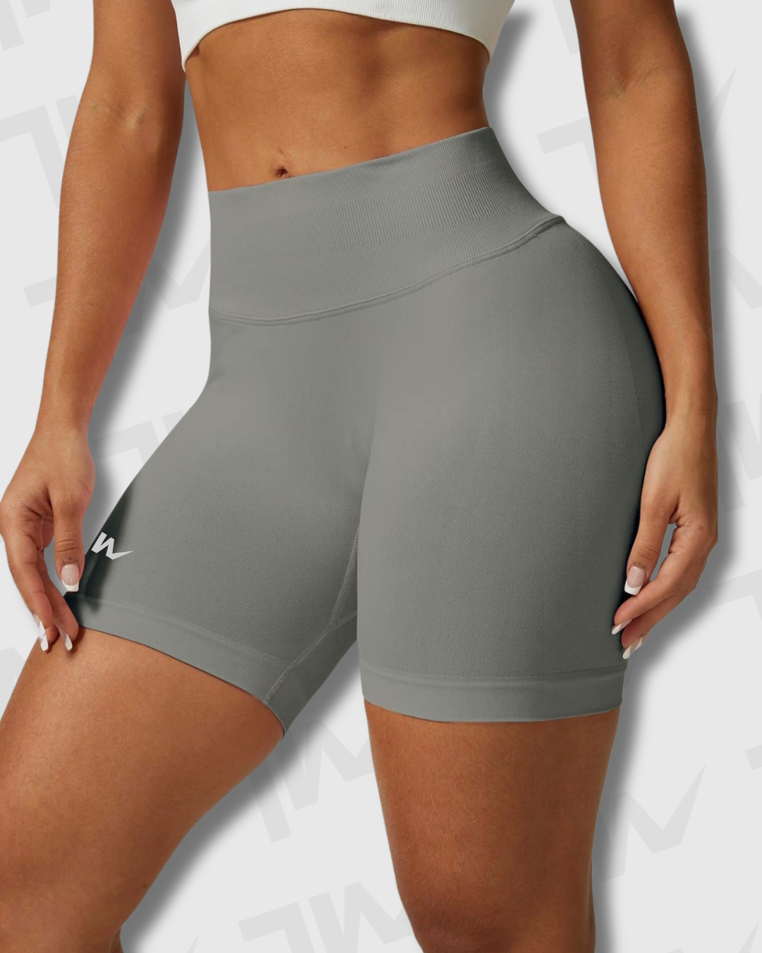 SHORT PARA YOGA GRIS OSCURO
