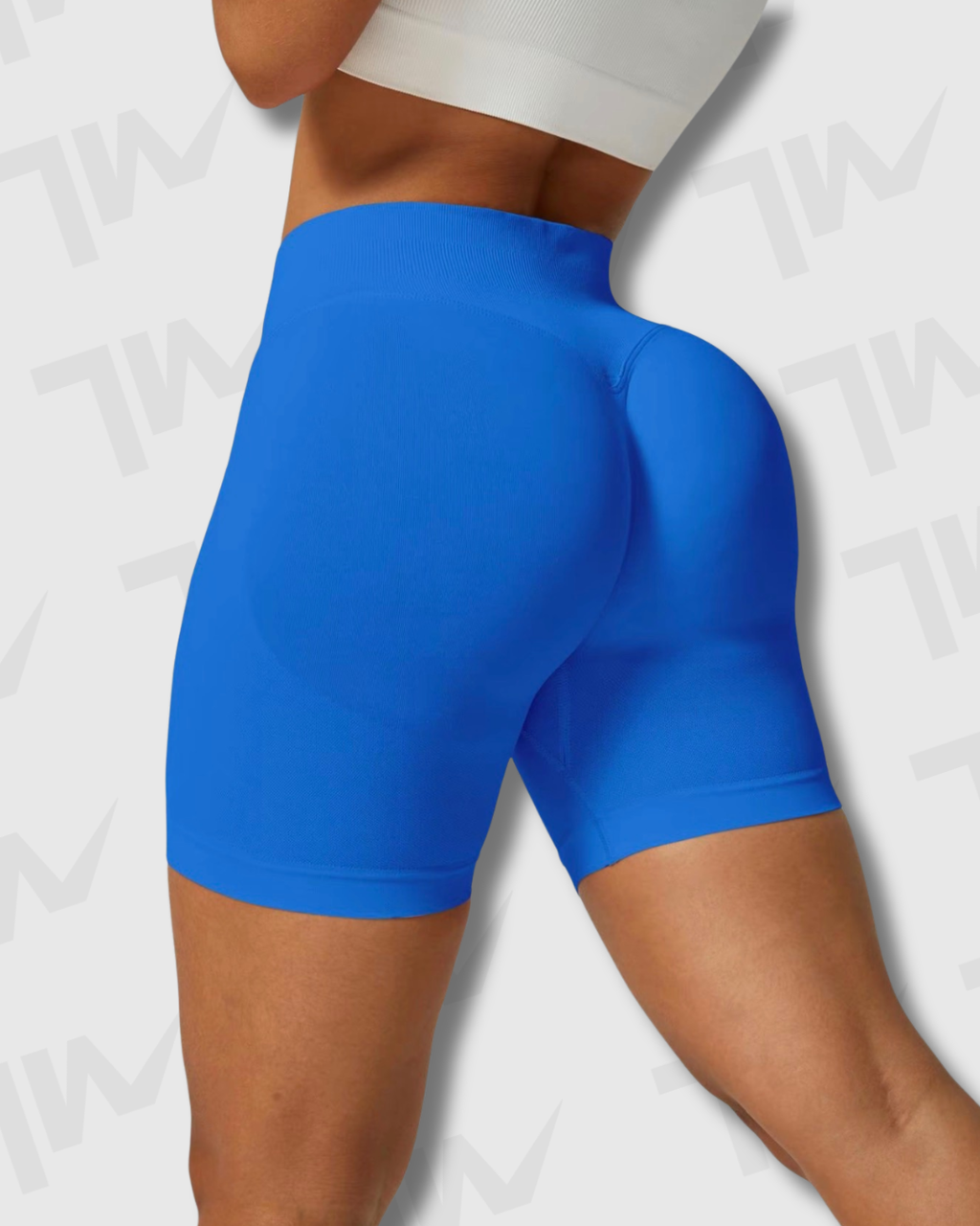 Short Yoga Seamless Lumora | Control de Abdomen y Efecto Scrunch