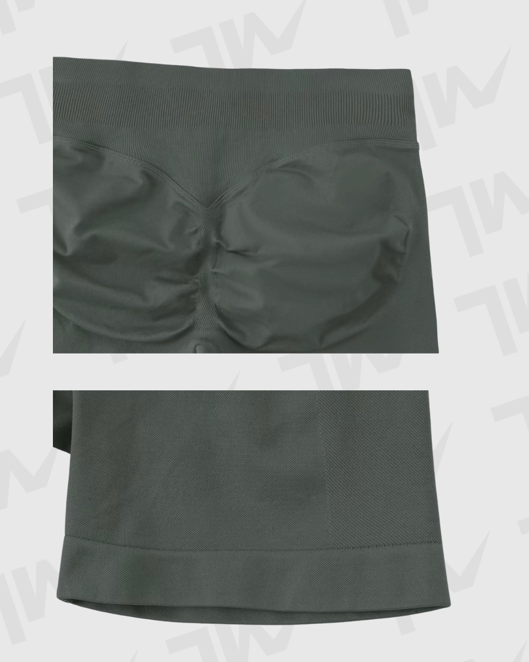 SHORT PARA YOGA GRIS