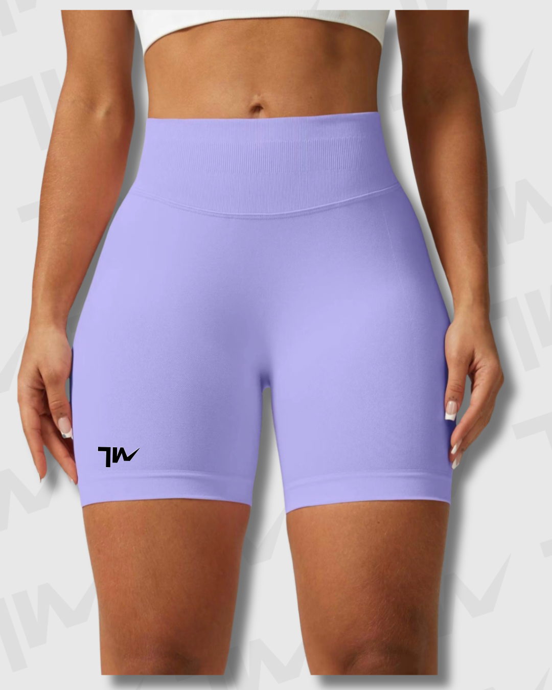 Short Yoga Seamless Lumora | Control de Abdomen y Efecto Scrunch