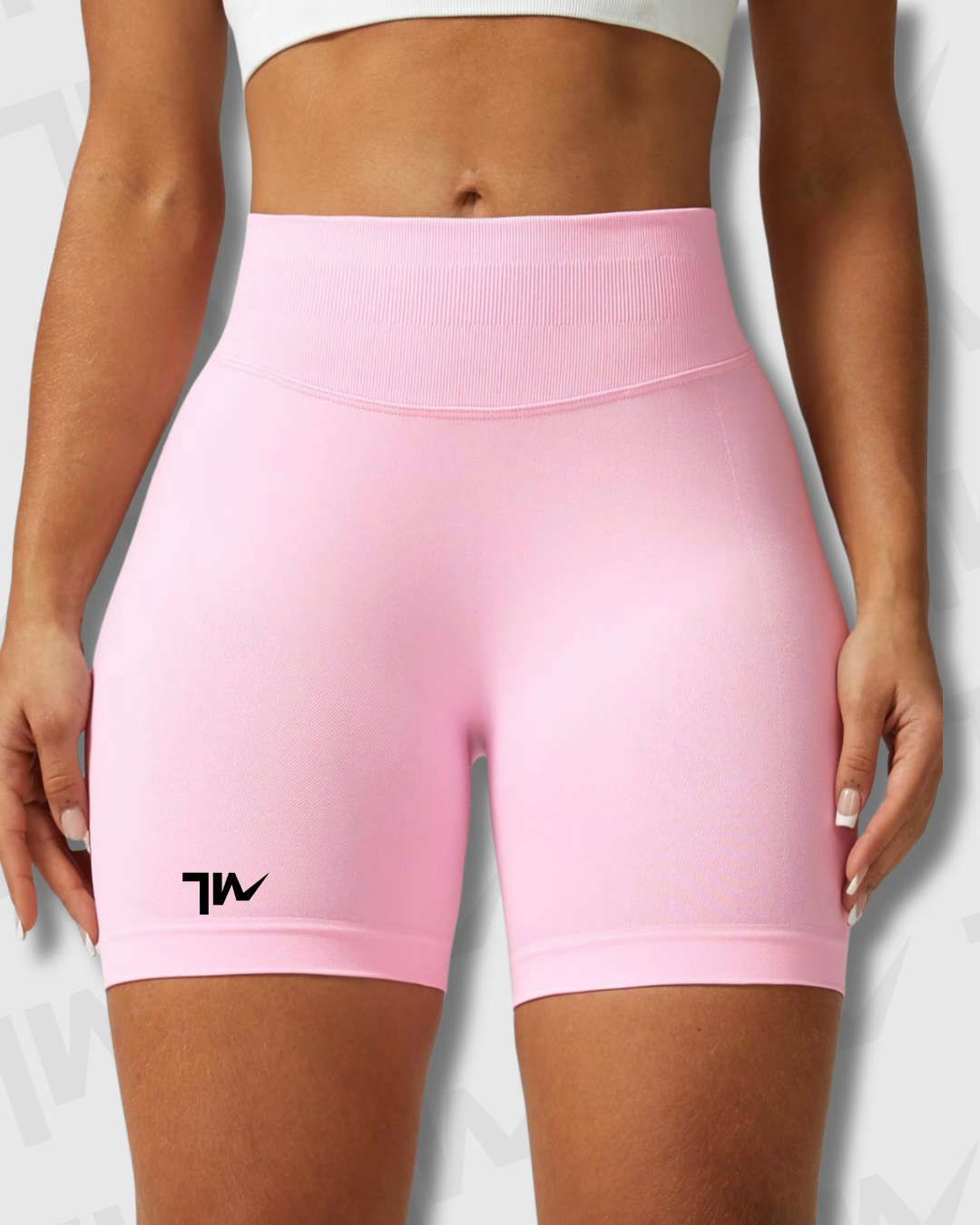 Short Yoga Seamless Lumora | Control de Abdomen y Efecto Scrunch
