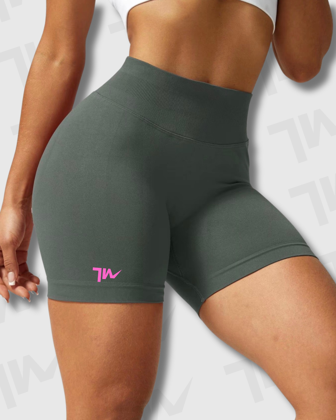 Short Yoga Seamless Lumora | Control de Abdomen y Efecto Scrunch