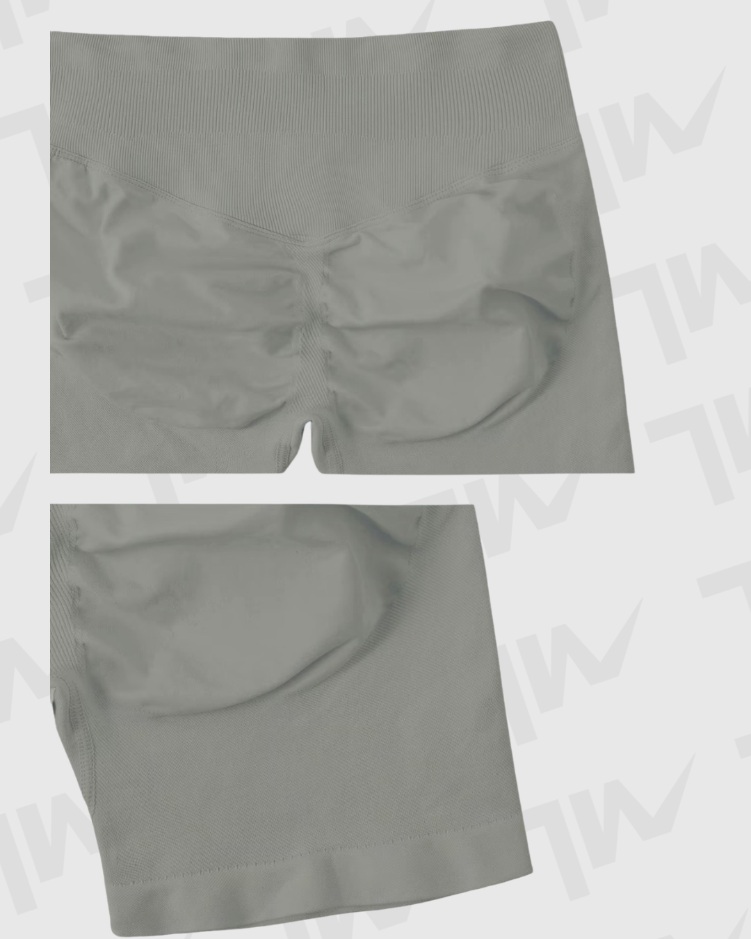 SHORT PARA YOGA GRIS OSCURO