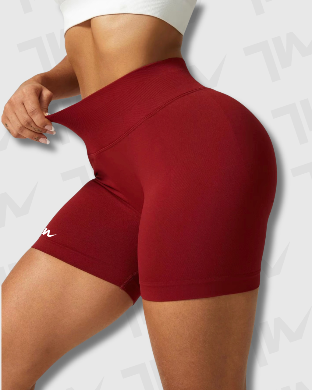 Short Yoga Seamless Lumora | Control de Abdomen y Efecto Scrunch