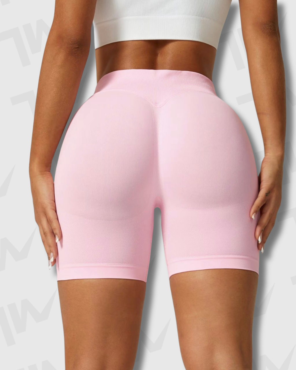 Short Yoga Seamless Lumora | Control de Abdomen y Efecto Scrunch