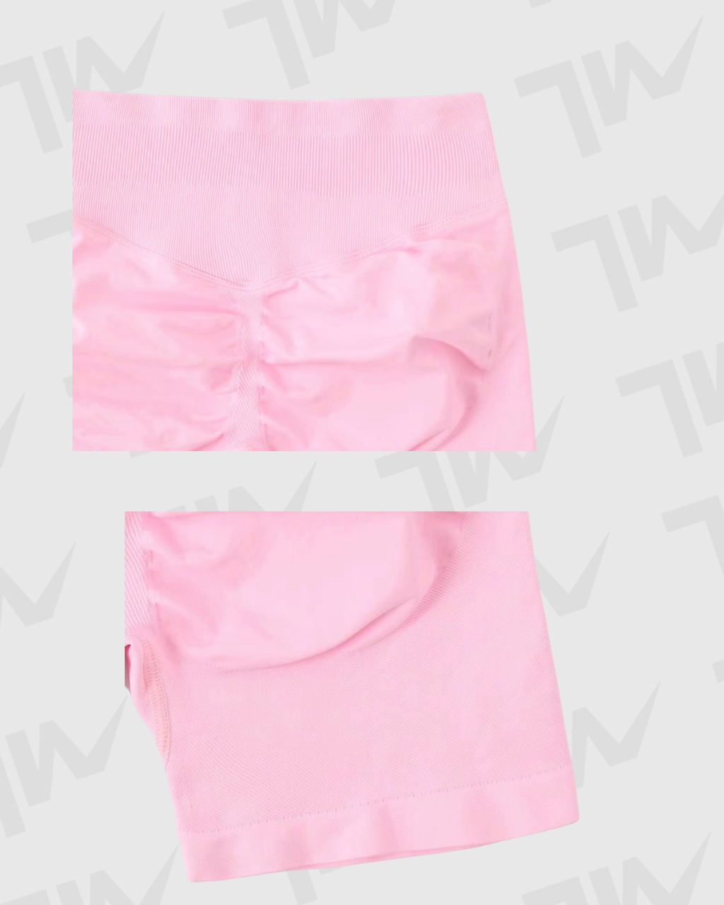 Short Yoga Seamless Lumora | Control de Abdomen y Efecto Scrunch
